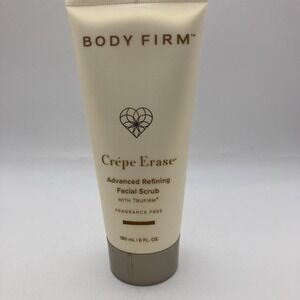 🧖 BODY FIRM Refining Facial Scrub TRUFIRM – Fragrance-Free 6oz | NEW
